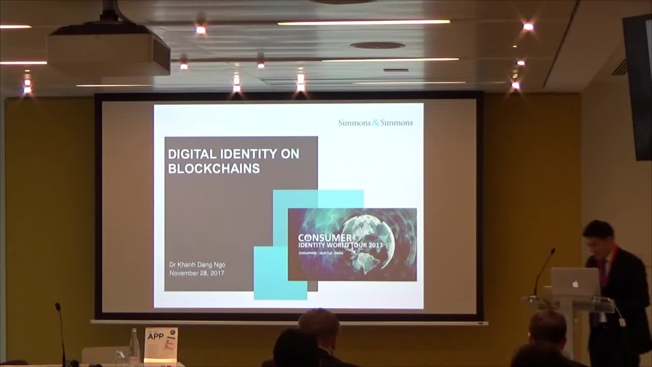 Khanh Dang Ngo - CIAM, Privacy & the Blockchain in Financial Markets