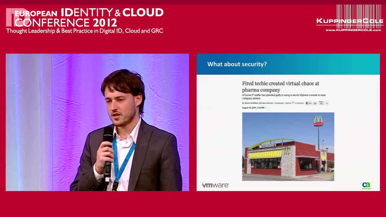 EIC 2012 Session: Security for Virtualized Environments, Privileged Users and PCI Compliance