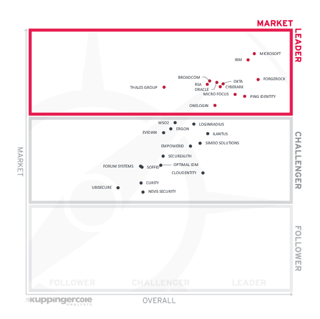 Market Leaders in the Access Management market segment