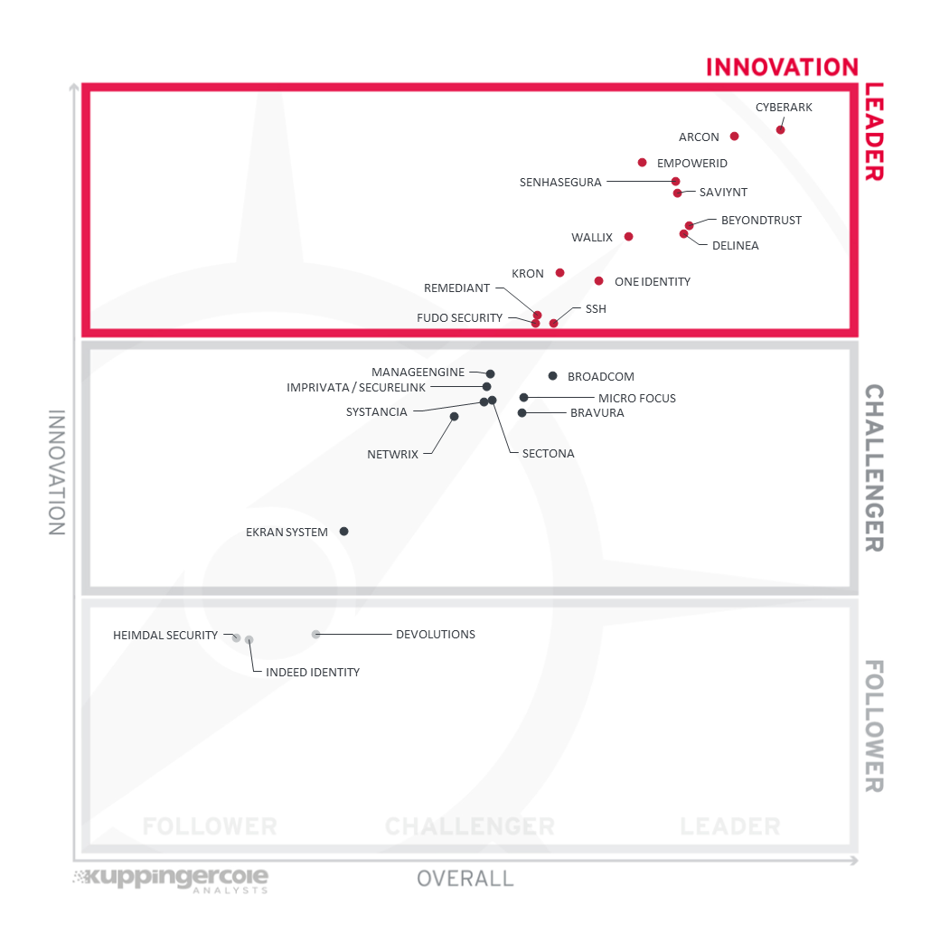 The innovation leaders in PAM