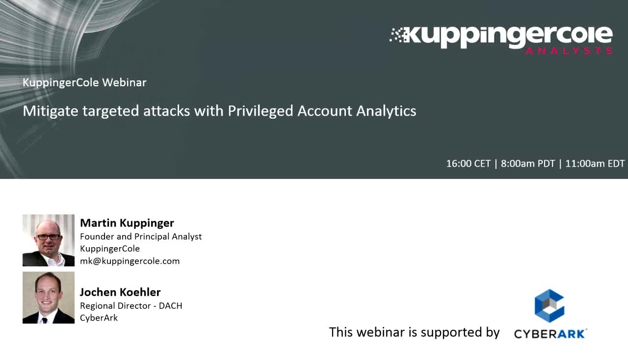 Mitigate Targeted Attacks with Privileged Account Analytics