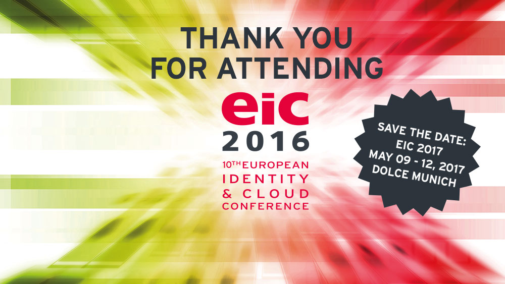 European Identity & Cloud Conference 2016