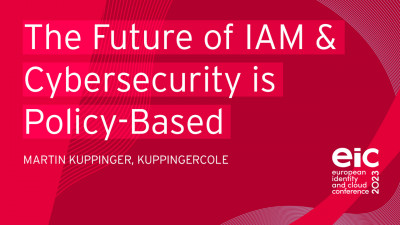 The Future of IAM & Cybersecurity is Policy-Based