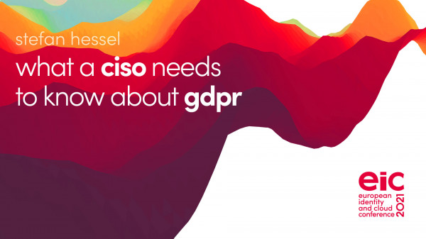 What a CISO needs to know about GDPR