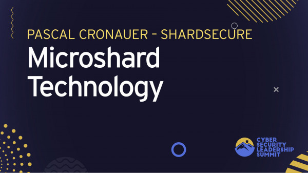 Microshard Technology: An Enabler for GDPR/Schrems II Compliance