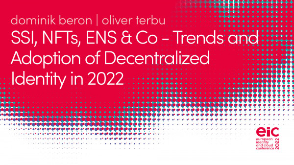 SSI, NFTs, ENS & Co - Trends and Adoption of Decentralized Identity in 2022