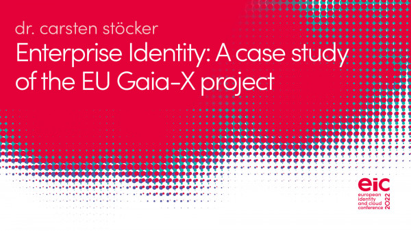 Enterprise Identity: A case study of the EU Gaia-X project