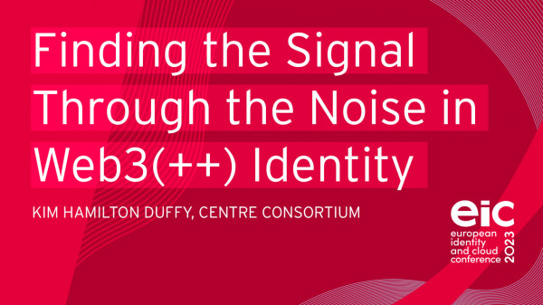 Finding the Signal Through the Noise in Web3(++) Identity