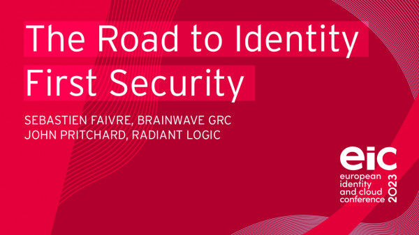 Identity Data, Observability & Analytics - The Road to Identity First Security