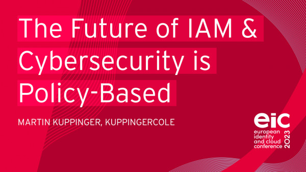 The Future of IAM & Cybersecurity is Policy-Based