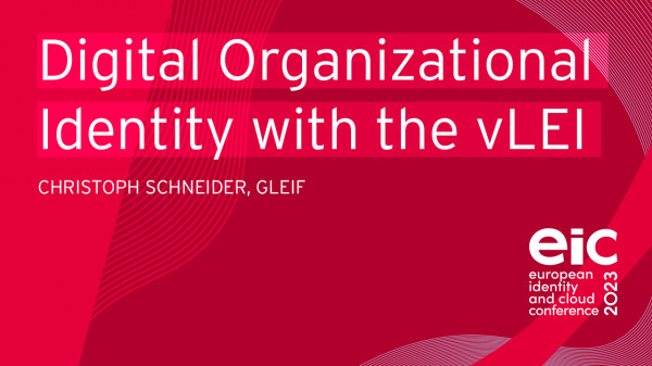 Digital Organizational Identity With the Verifiable Legal Entity Identifier (vLEI)