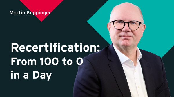 Recertification: From 100 to 0 in a Day